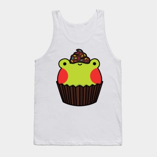 Frog cupcake with chocolate frosting Tank Top